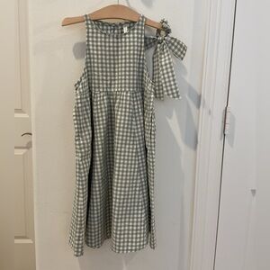 Rylee&Cru Size 4-5Y gingham dress with hair tie